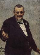 Ilia Efimovich Repin Si Pasuo Weiqi portrait oil on canvas